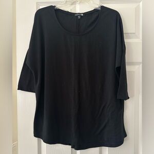 [Cotton On] 3/4 Sleeve Black Top